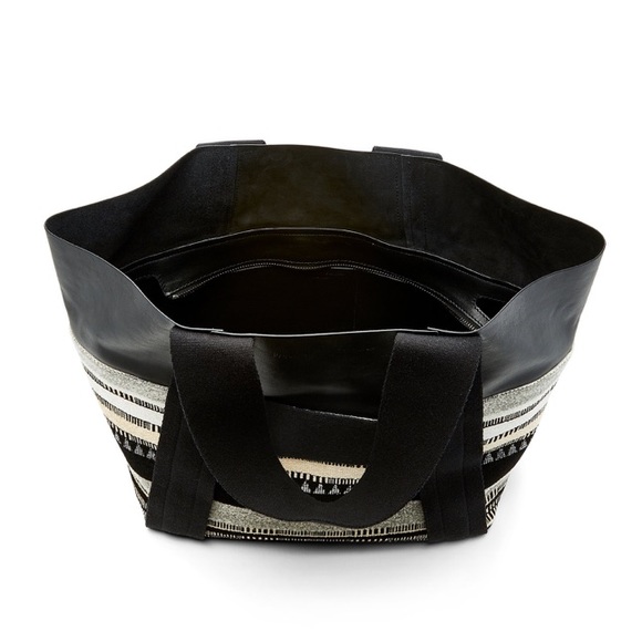 NWT Proenza Schuler Leather/Suede/Jacquard Tote - Picture 4 of 6